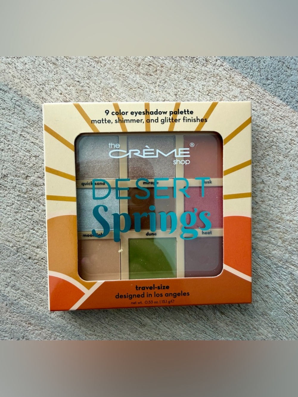 The Crème shop Desert Springs Eyeshadow Palette & Eyebrow Hair Razors - Picture 3 of 4